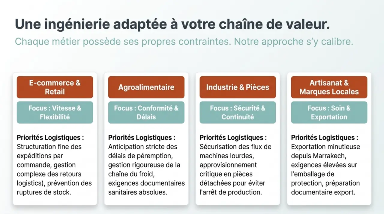 Ingenierie adaptee aux chaines de valeur
